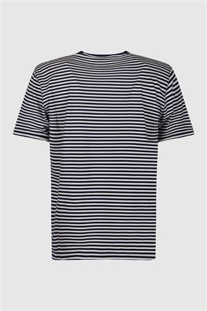 Portofino Stripes Uomo Tshirt In Cotone A Righe MC2 SAINT BARTH | T-shirt | POT000702370L